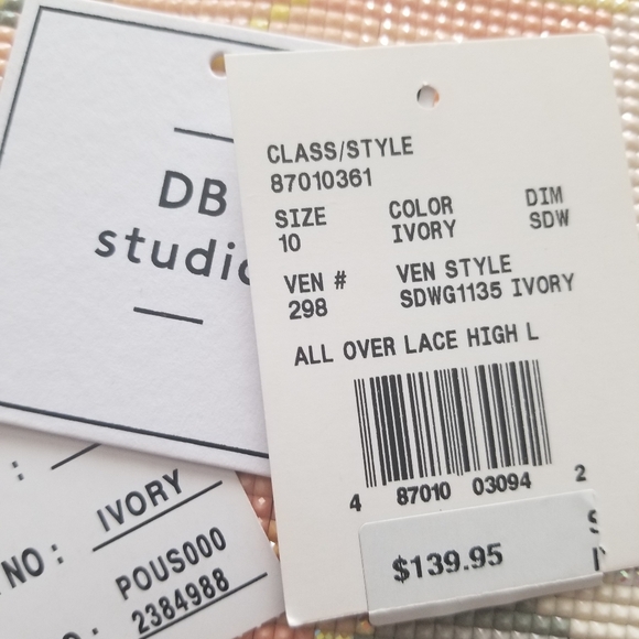 High-low Lace Spaghetti Strap V-neck Wedding Dress - Picture 12 of 13